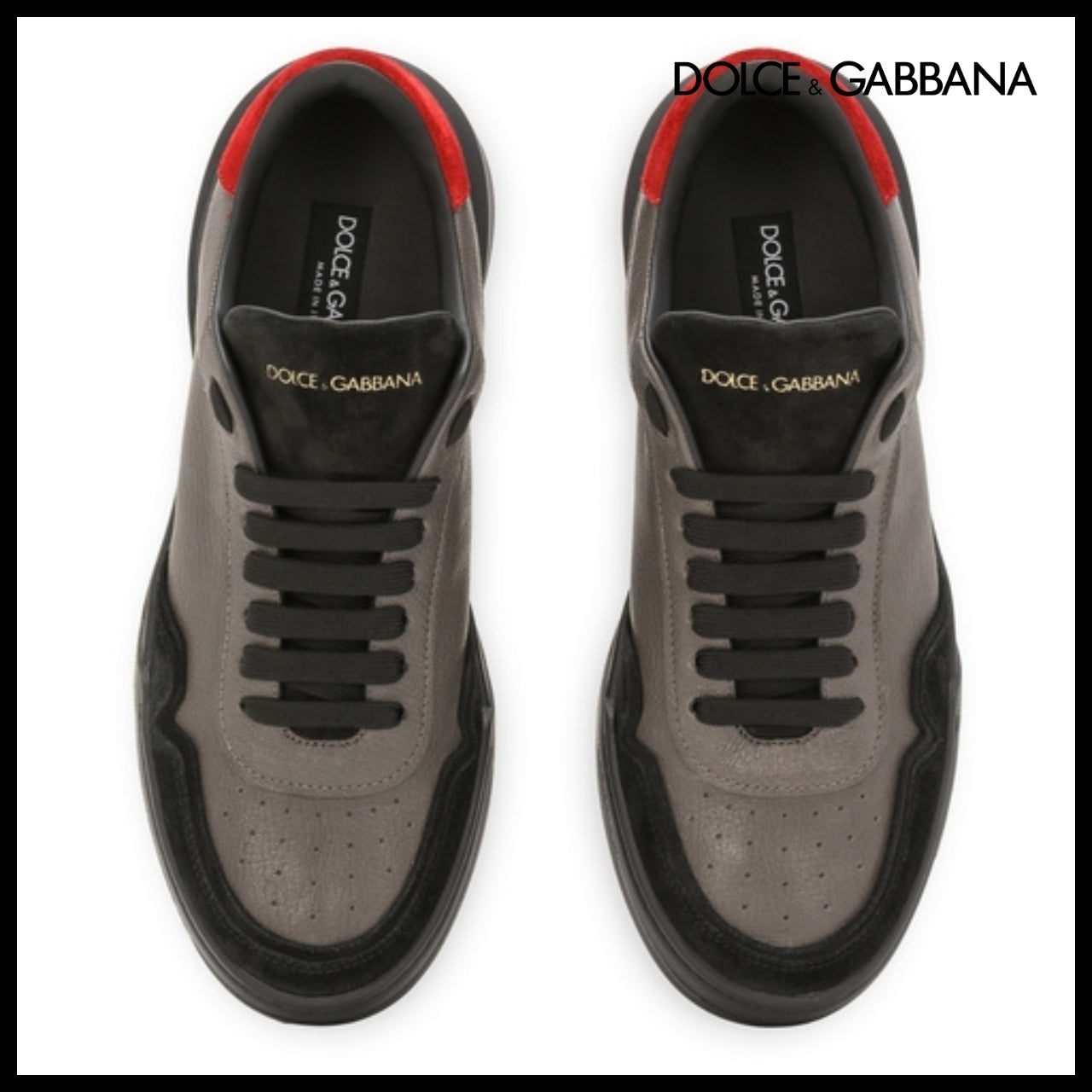 【Dolce & Gabbana】GOATSKIN NEW ROMA SNEAKERS