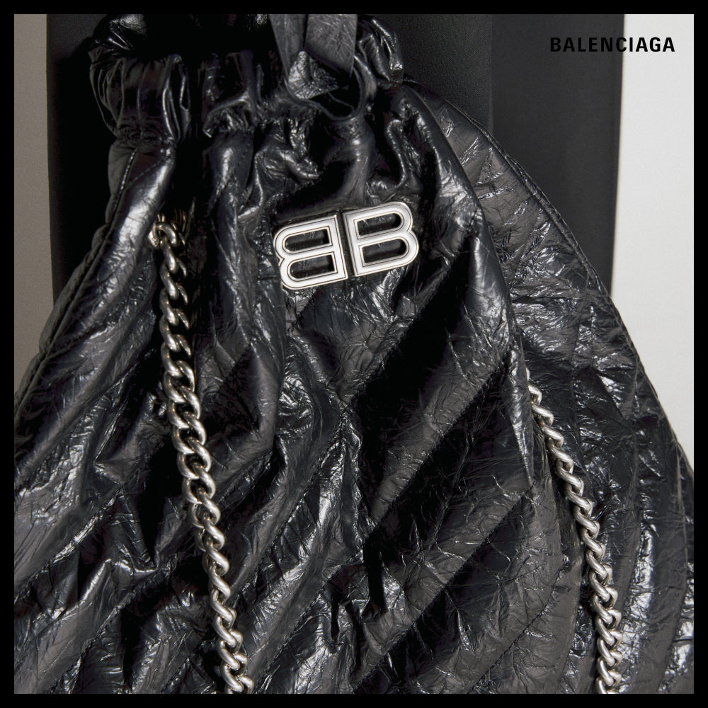 【BALENCIAGA】Crush Medium Tote Bag Quilted