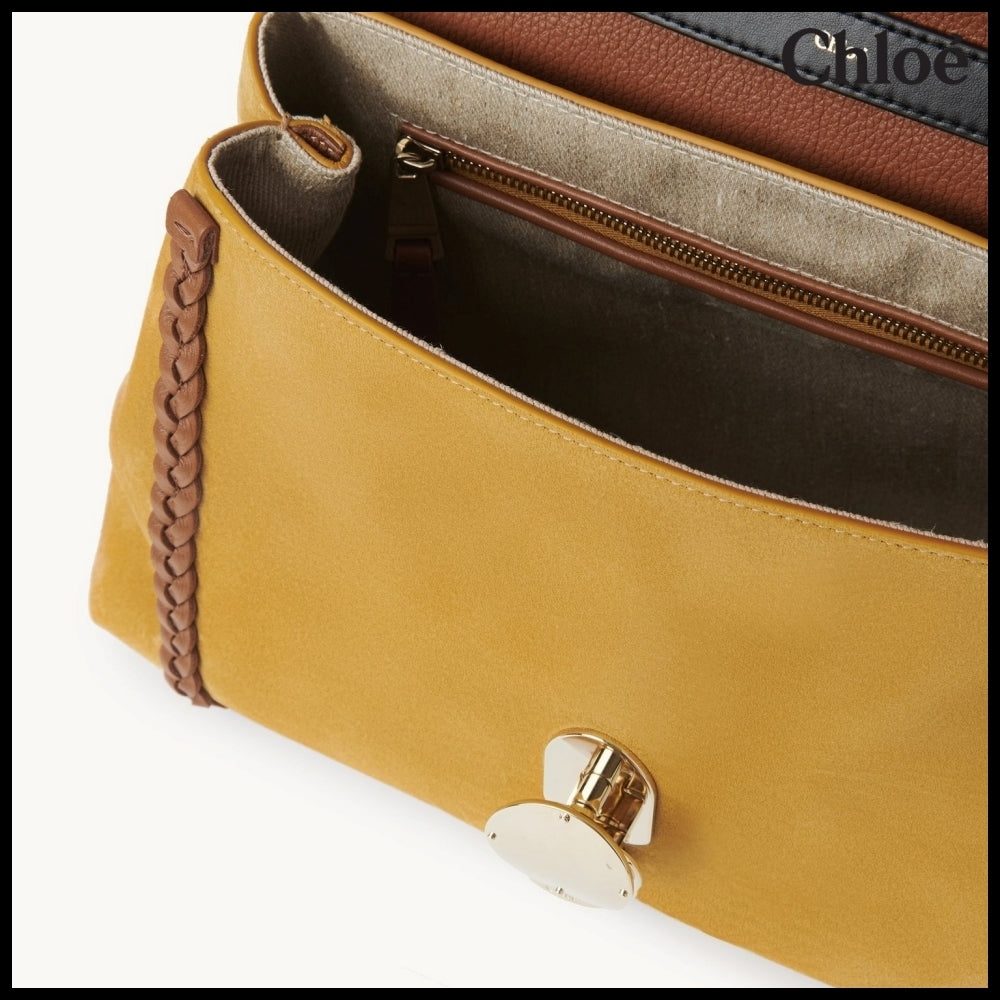 【Chloe】Penelope Medium Soft Bag Safari Gold
