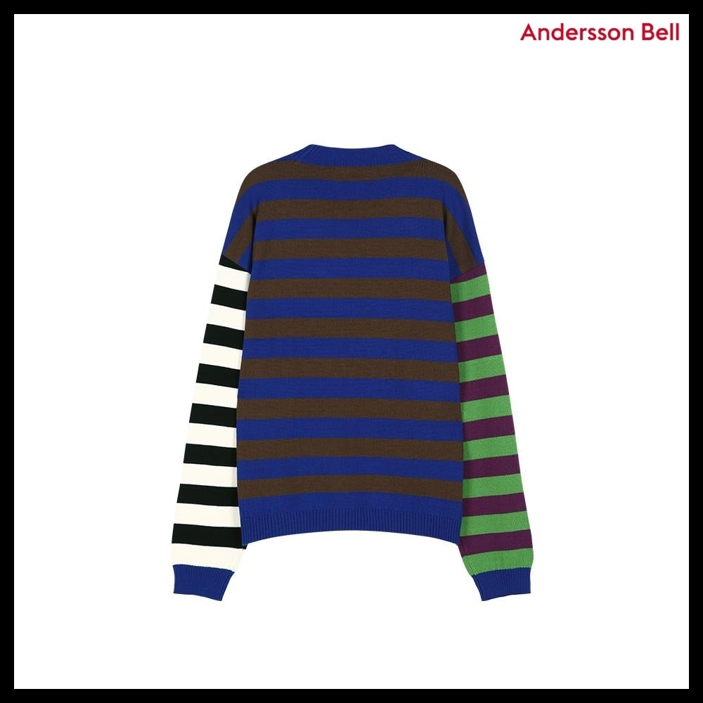 【ANDERSSON BELL】Boys Heart Message Crew-Neck Sweater