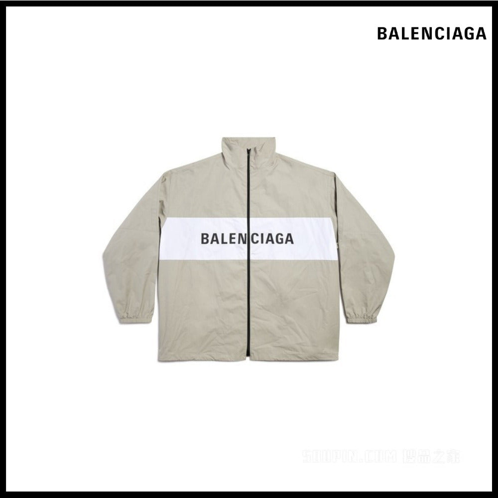 【BALENCIAGA】Logo Zip-Up Jacket