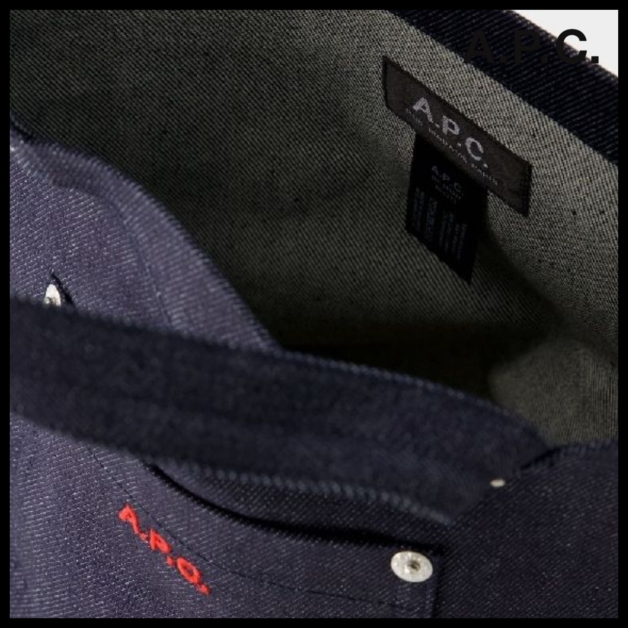【A.P.C.】Valentine’s Denim Mini Tote Bag mini denim