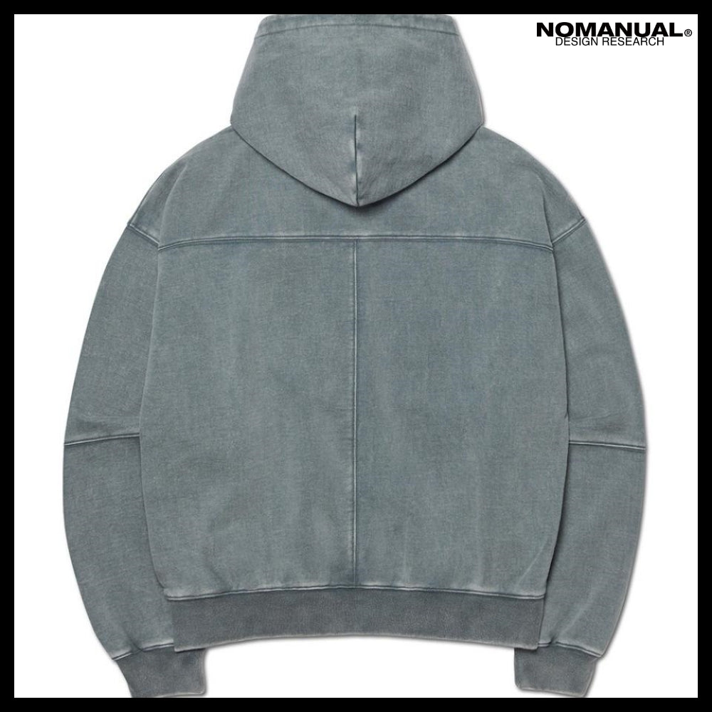 【NOMANUAL】C.A VINTAGE HOODED ZIP UP 2 Colors