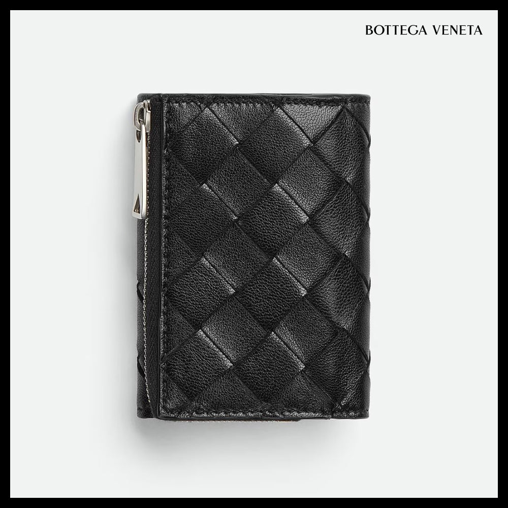 【BOTTEGA VENETA】Intrecciato Tiny Tri-fold Wallet