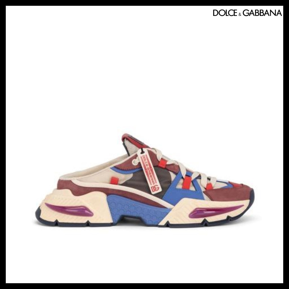 【Dolce&Gabbana】AIRMASER MULE SNEAKERS MIXED MATERIAL