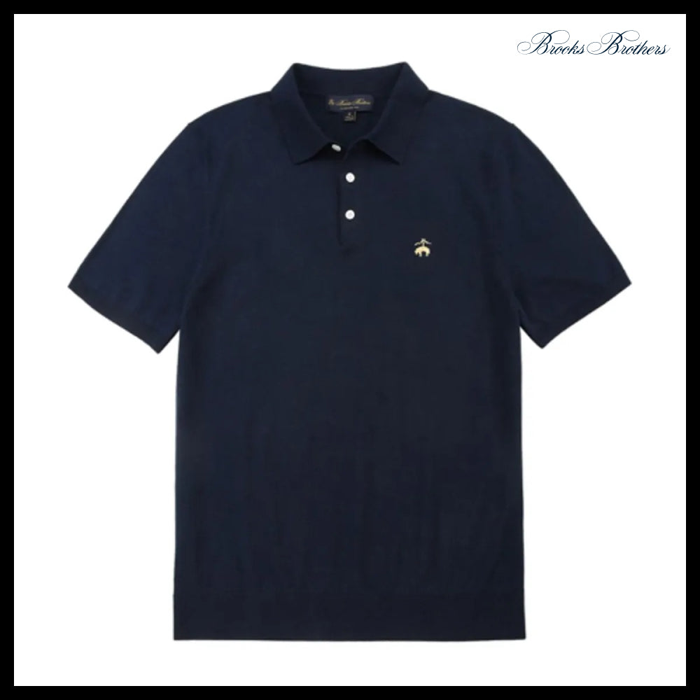 【Brooks Brothers】Cotton Silk Polo Sweater 4Colors