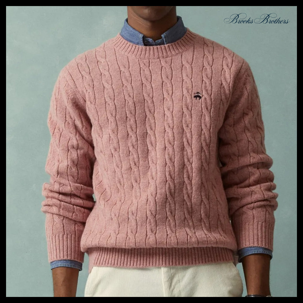 【Brooks Brothers】Shetland Cable Pullover 5Colors