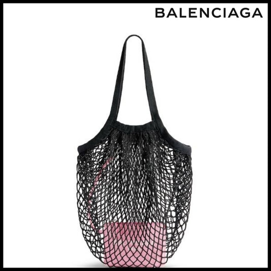 【正規品 BALENCIAGA 】24/7 Medium Bag Fishnet Bag