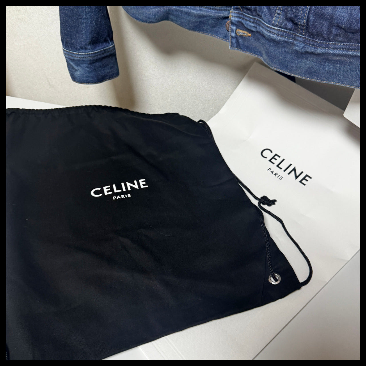 【CELINE】Blue Denim Jacket vintage denim