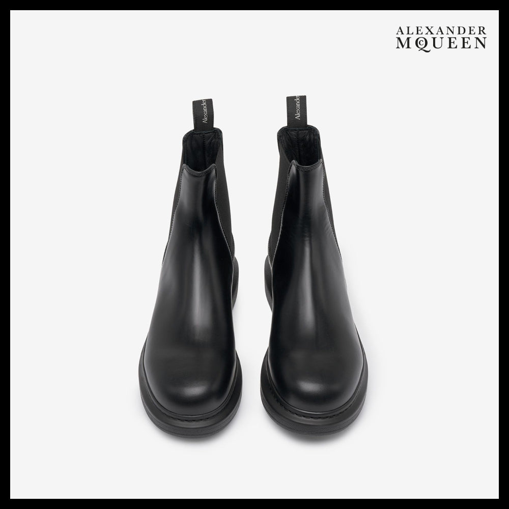 【Alexander Mcqueen】Men’s Hybrid Chelsea Boots Black