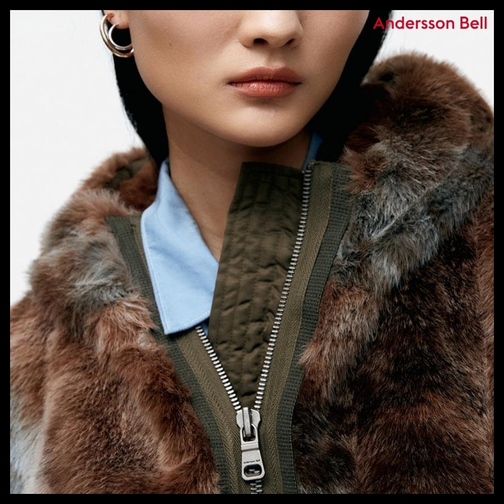 【ANDERSSON BELL】Vanessa Fur N2B Jacket Brown