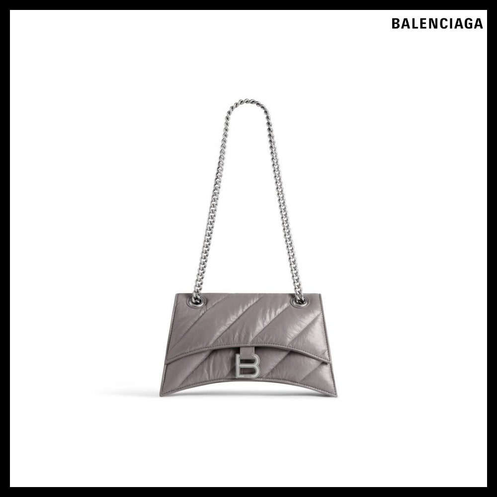 【BALENCIAGA】Crush Small Chain Bag Quilted