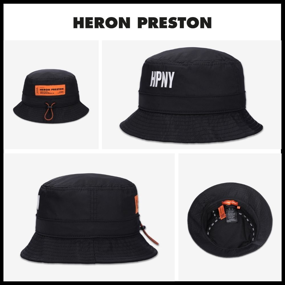 【Heron Preston】ロゴ バケットハット ブラック