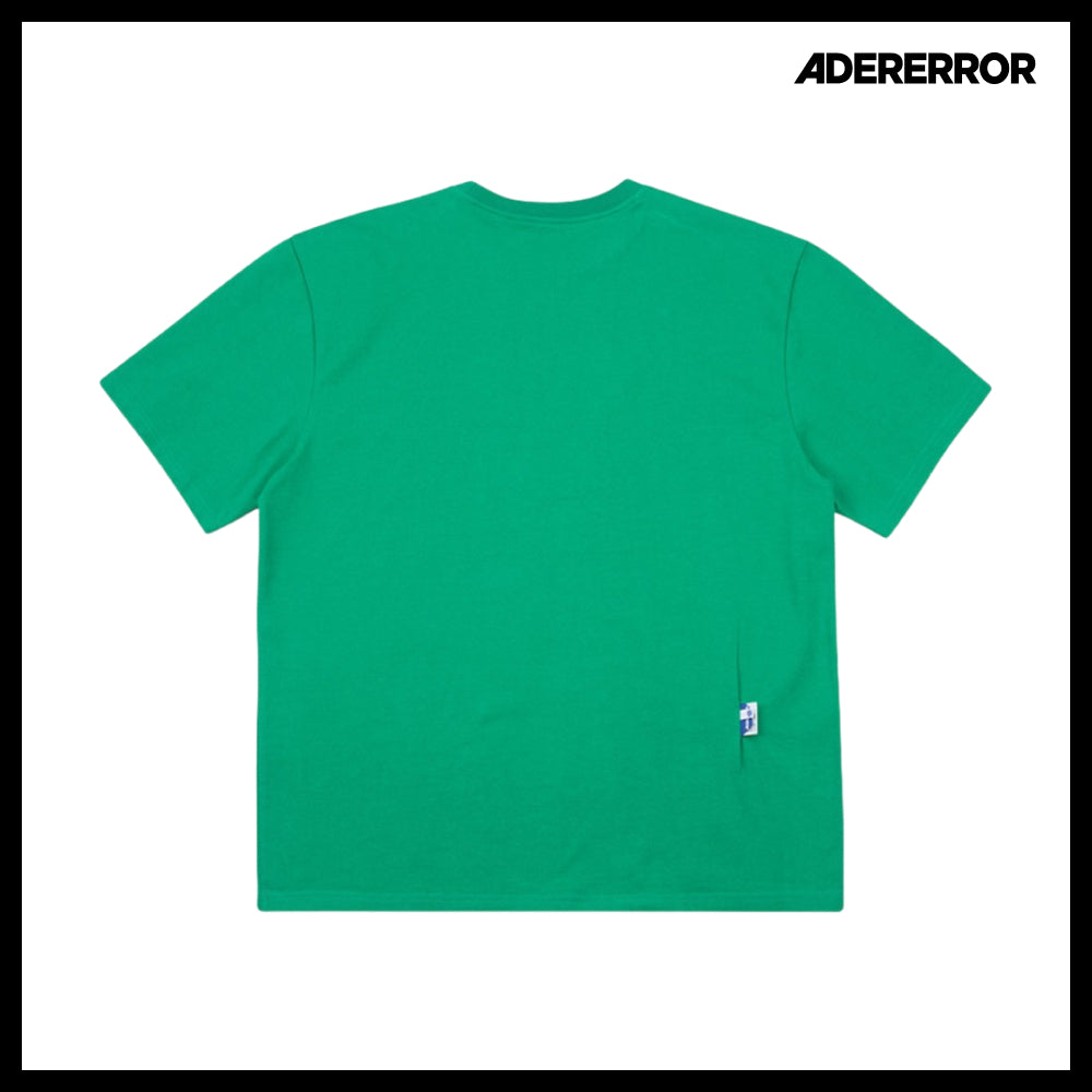 【ADERERROR】Twin Heart Logo T-Shirt Green