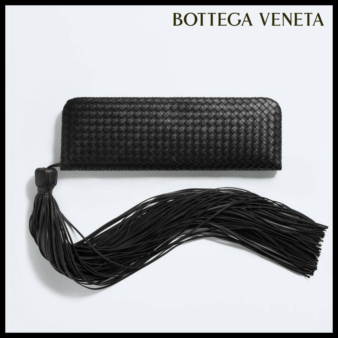 【韓国百貨店 BOTTEGA VENETA】Serata Clutch Bag Black