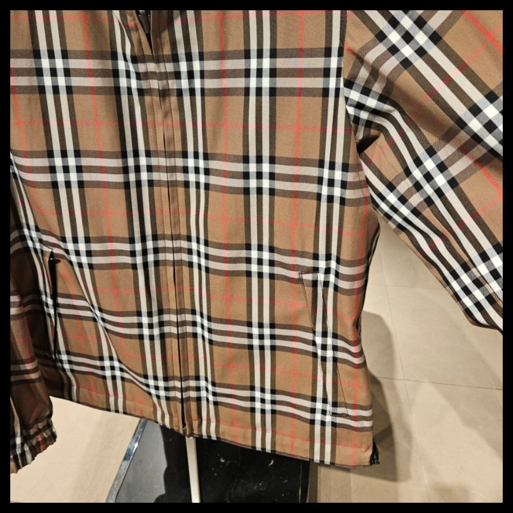 【BURBERRY】Men’s STANFORD Check Reversible Double-Sided