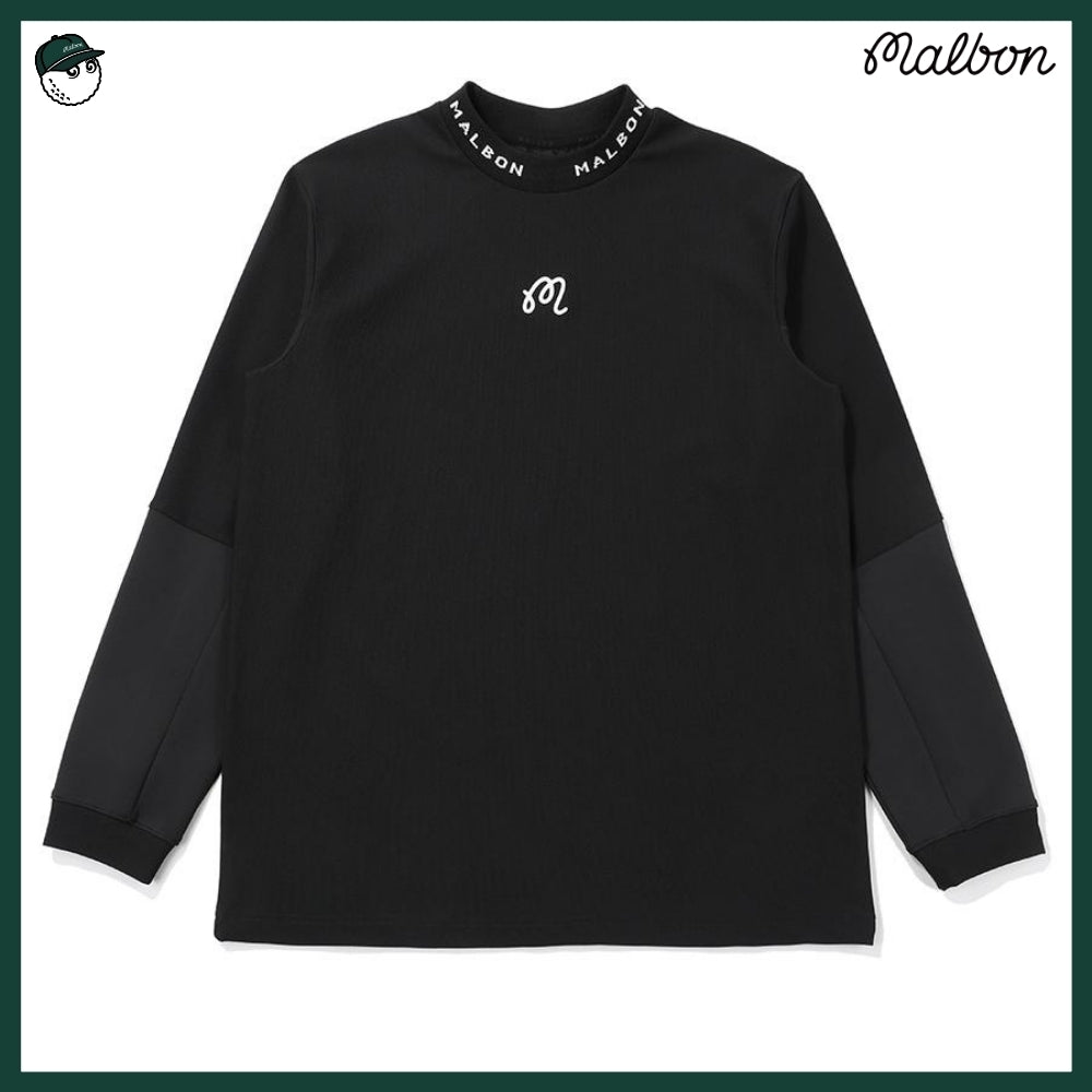 【MALBON GOLF】 MIX MOCKNECK MIDLAYER MAN 3COLORS