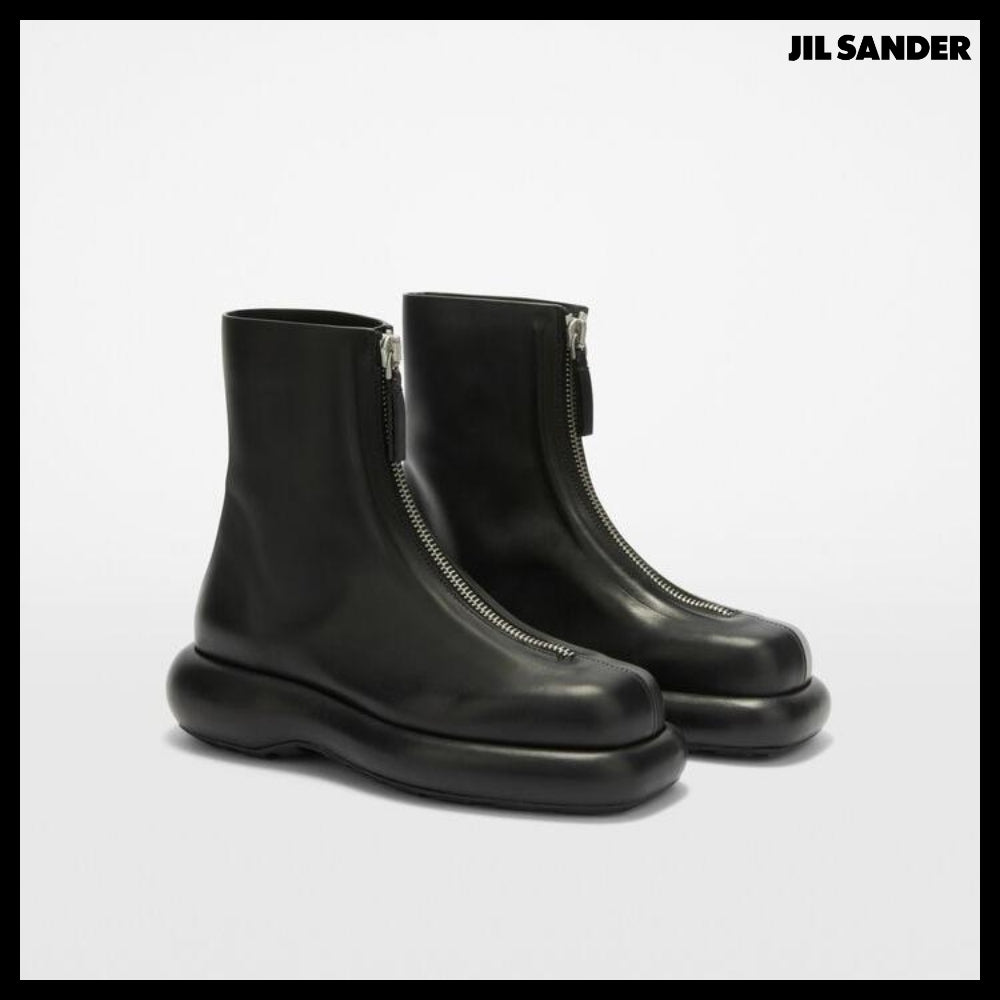 【JIL SANDER】ZIPUP CHUNKY CHELSEA BOOTS