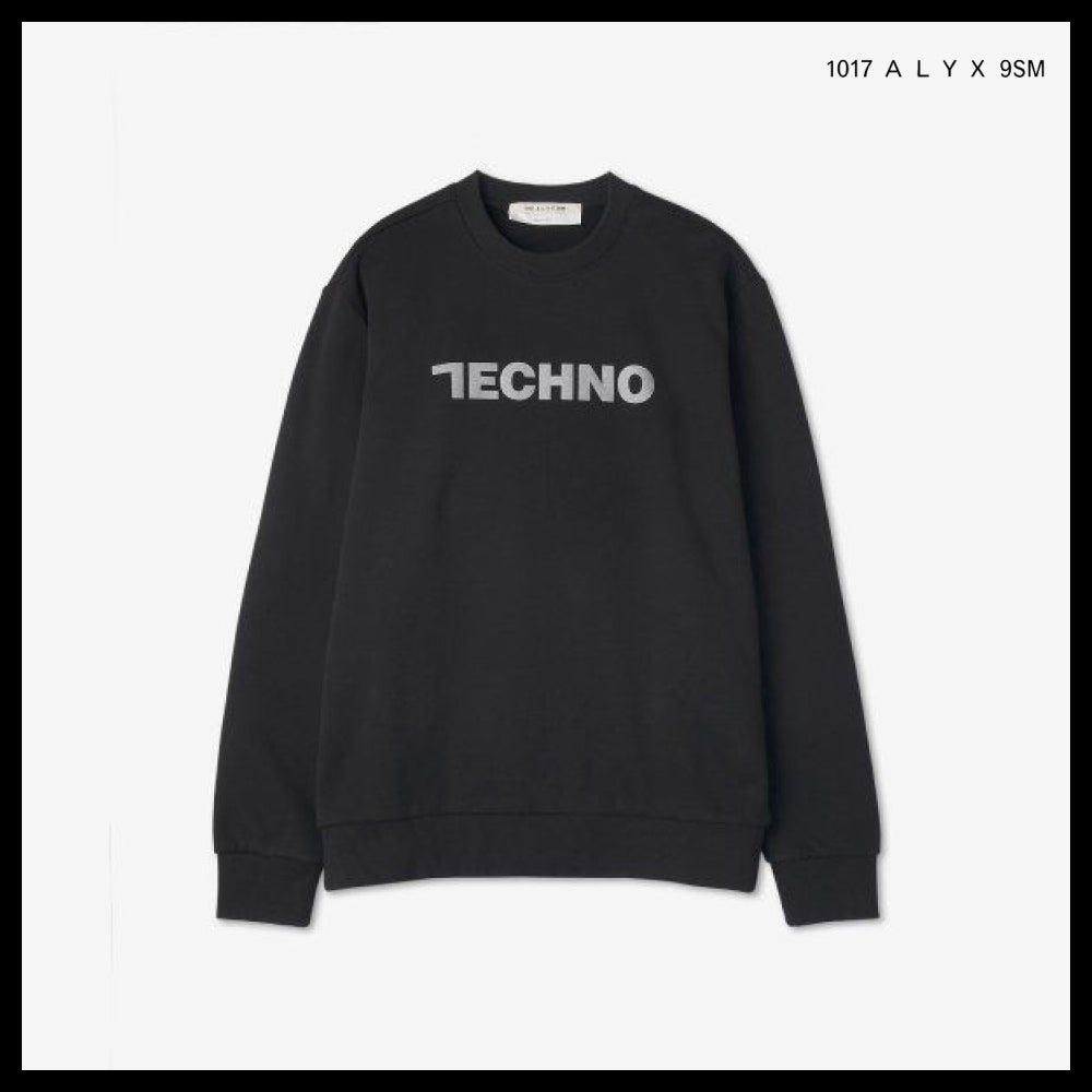 【ALYX】Techno Sweatshirt Black