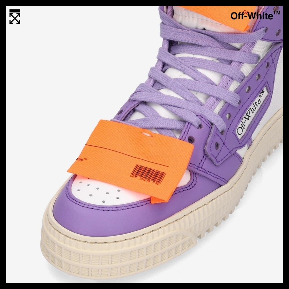 【Off-White】Sneakers - White/Purple