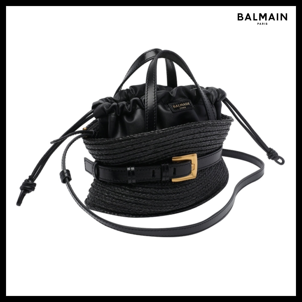 【BALMAIN】Balmain Black Bucket Bag