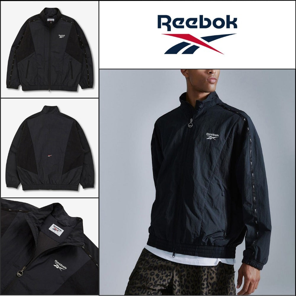【Reebok】ライバル ウィンドブレーカー ブラック