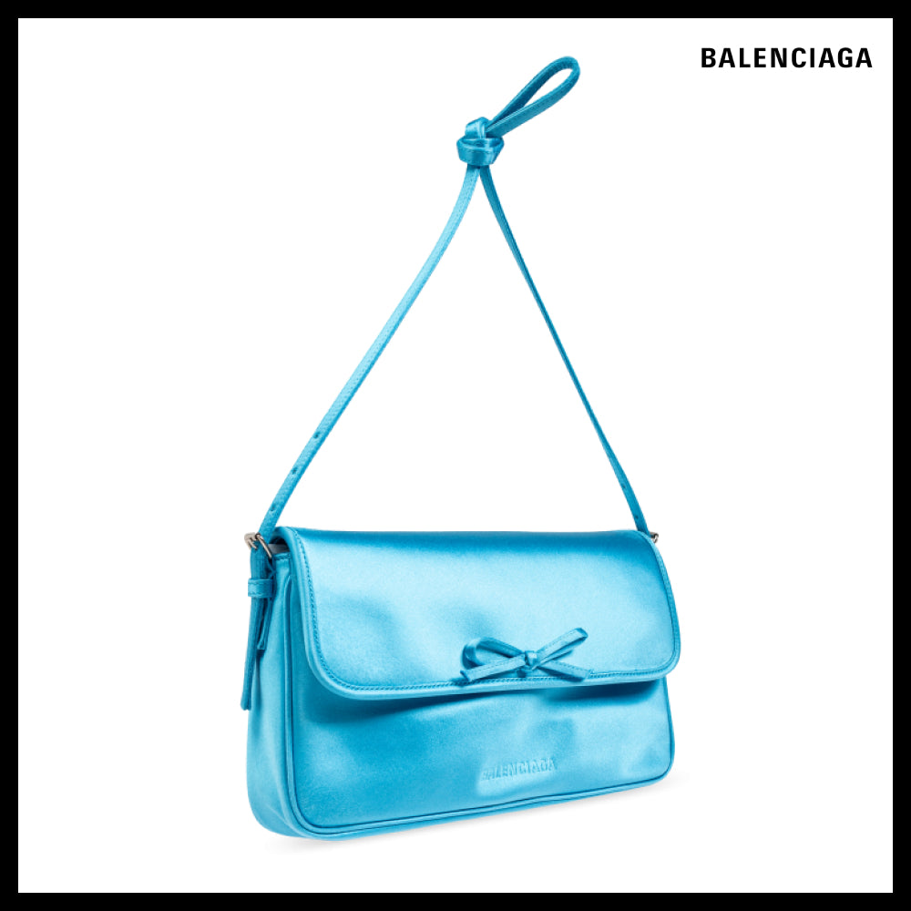★BALENCIAGAアウトレット セール ★Leopolda Pochette Blue