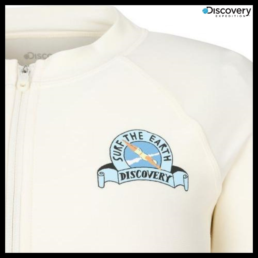 【Discovery】Freshvent Hot Summer Full-Zip Crop Rash Guard