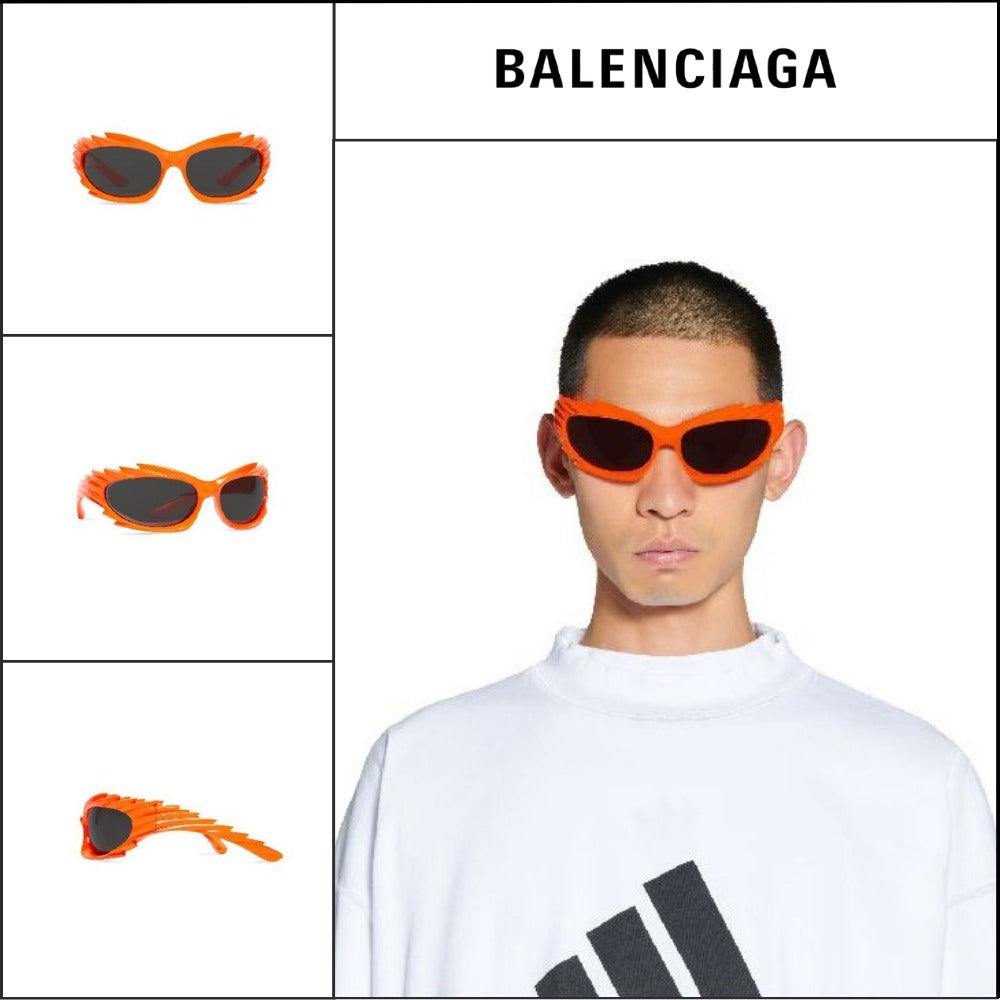 【BALENCIAGA】スパイク レクタングル サングラス