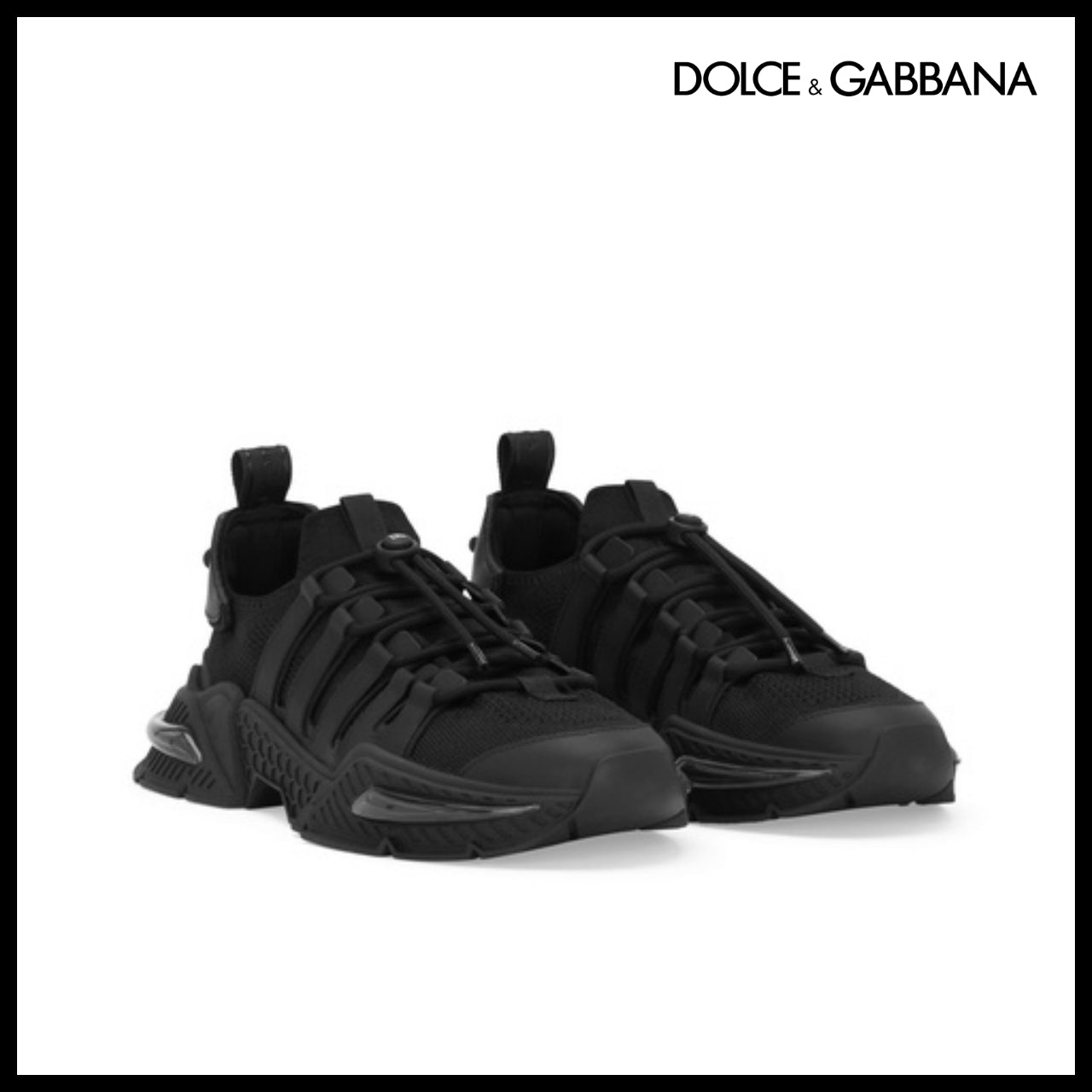 【Dolce & Gabbana】MIXED-MATERIAL AIRMASTER SNEAKERS