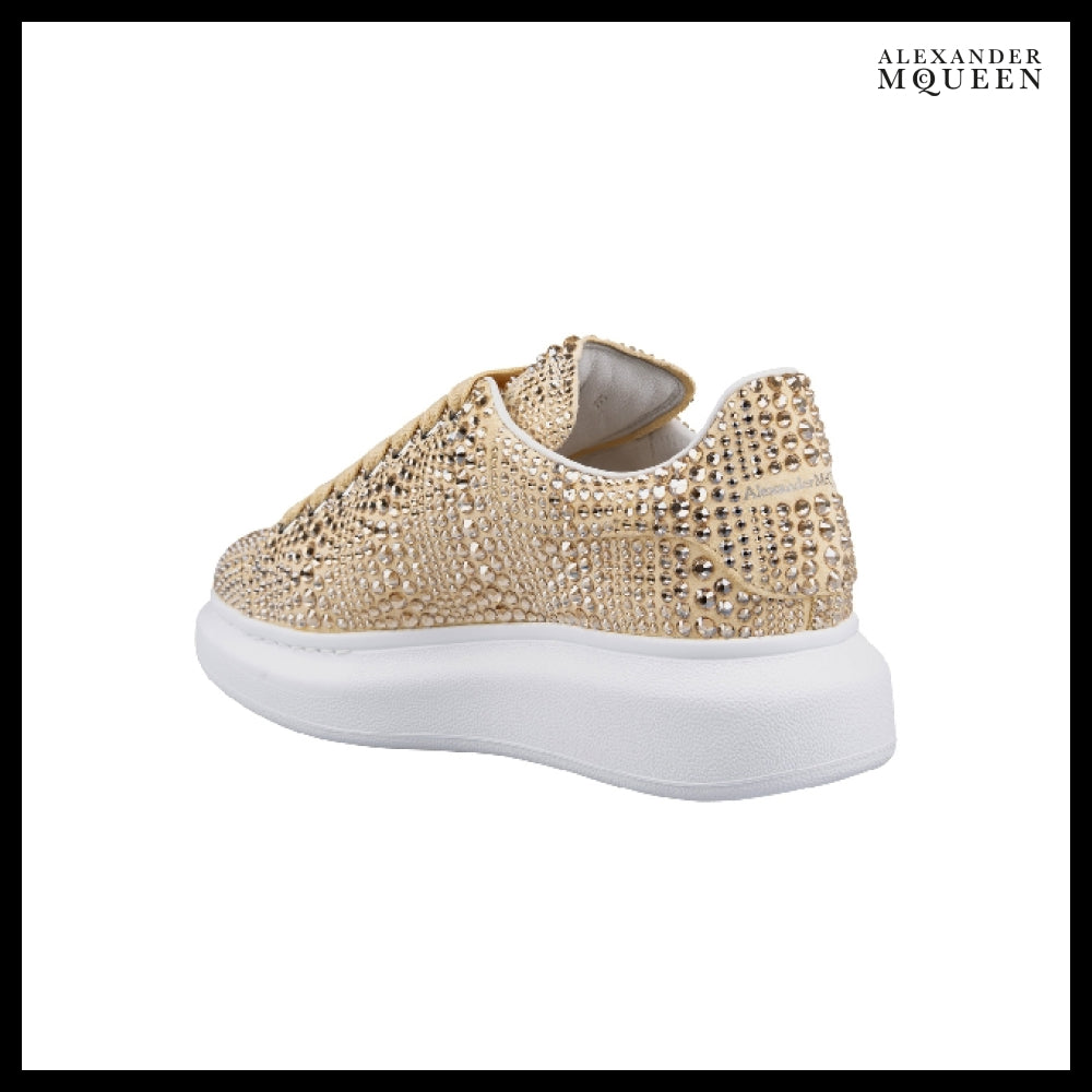 【Alexander Mcqueen】Allover Rhinestone Oversole Sneakers
