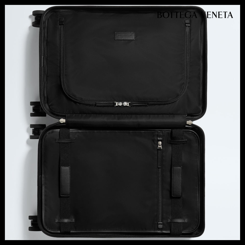 ◆BOTTEGA VENETA◆ODYSSEY CHECK-IN SUITCASE BLACK TRAVERTINE