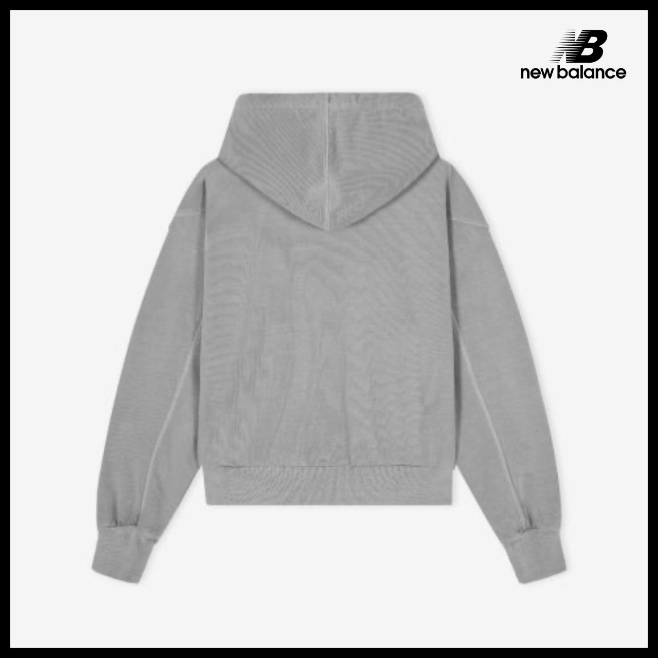【New Balance】Women Essential Dyeing Hoodie Light Gray