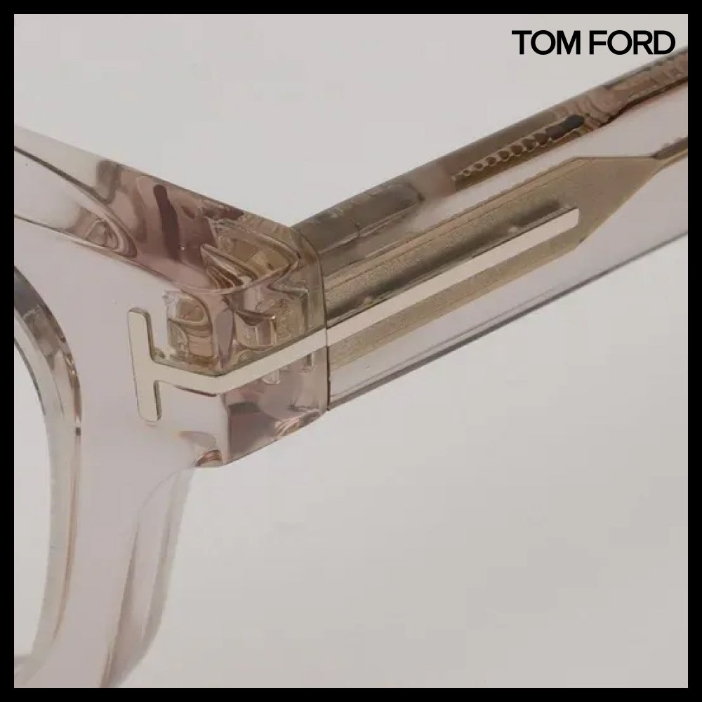 【TOM FORD】Transparent Horn-Rimmed Eyeglasses Blue Light