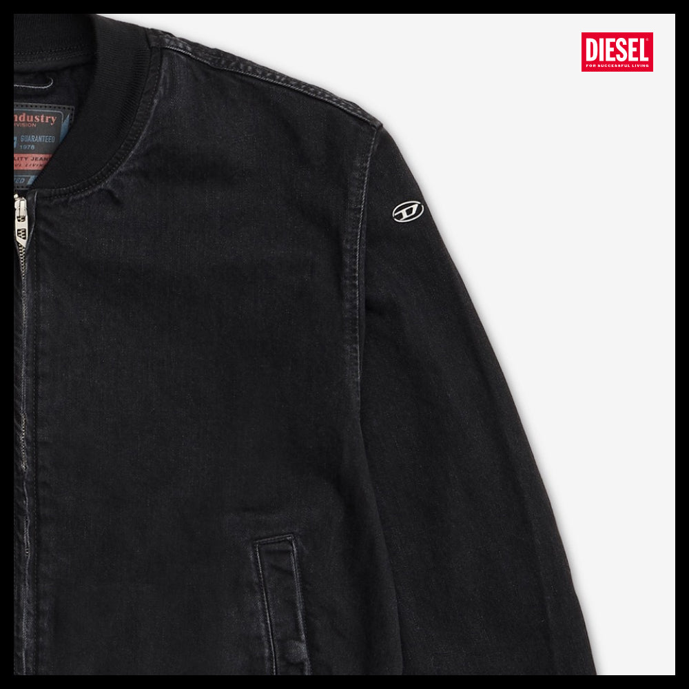 【DIESEL】D-Gooz Bomber Jacket Black
