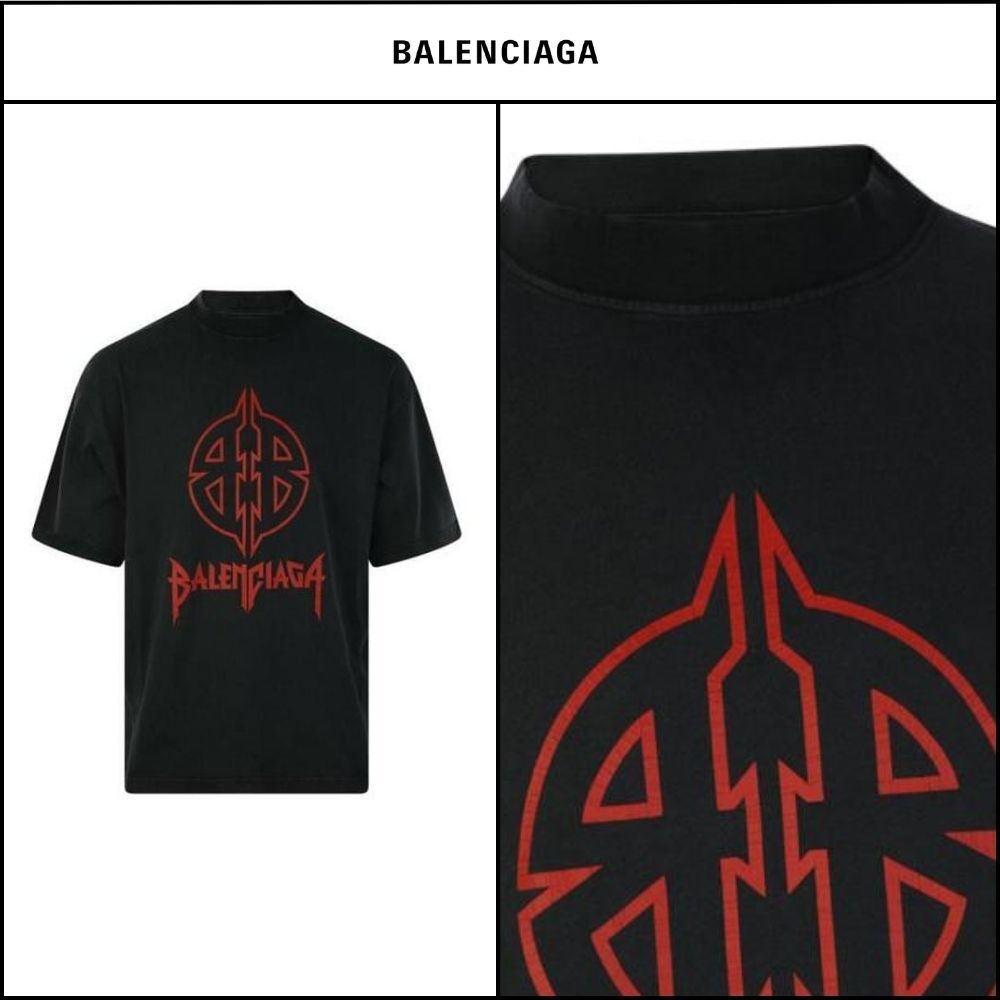 【BALENCIAGA】Metal BB Medium Fit T-Shirt 1568