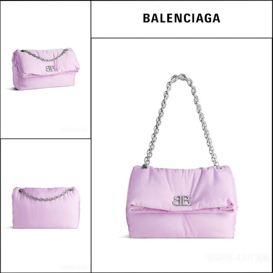 【BALENCIAGA 】Monaco Medium Chain Bag