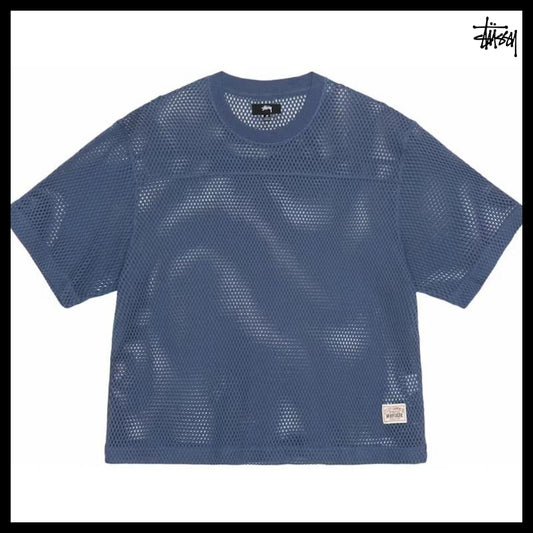 【STUSSY】Team Cotton Mesh Navy