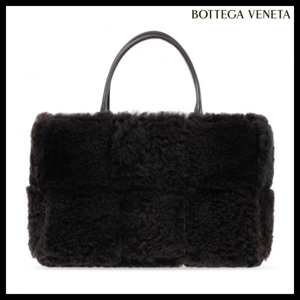 【正規品】Bottega Veneta Brown ‘Arco’ Shopper Bag