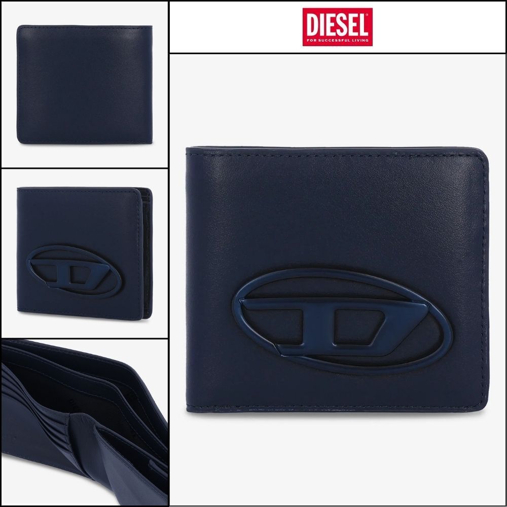 【DIESEL】Holi D Wallet - Total Blue