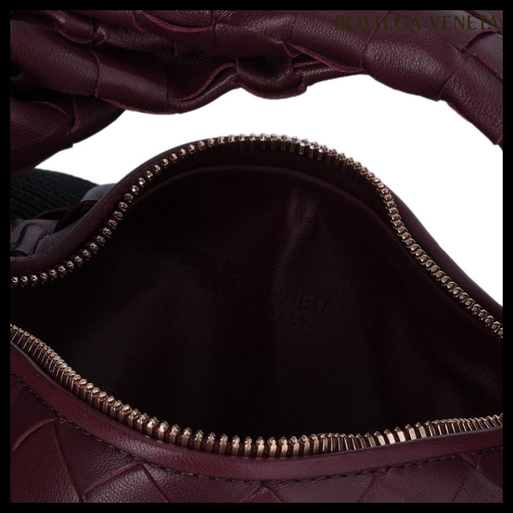 【BOTTEGA VENETA】Jodie Mini Tote Bag Barolo