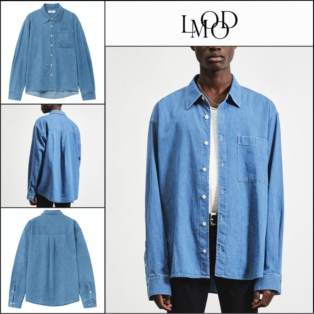 【LMOOD】TIMELESS DENIM SHIRT SALT BLUE