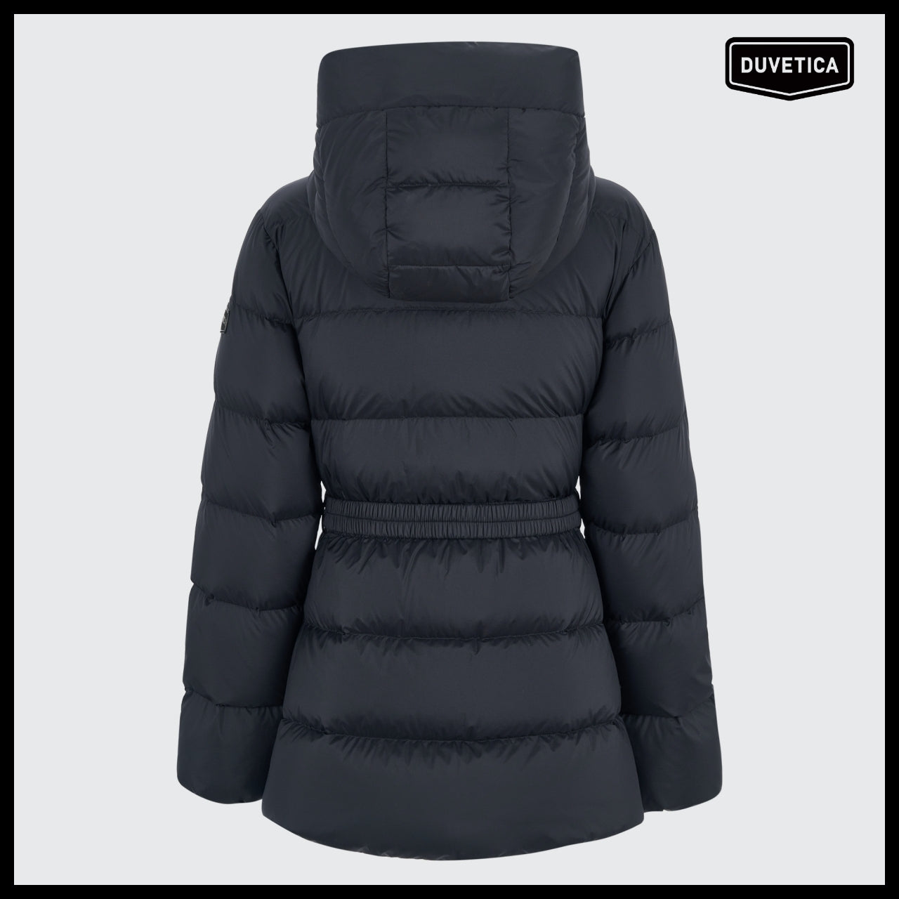 【DUVETICA】Maratea Mid - Black Womens Down Jacket