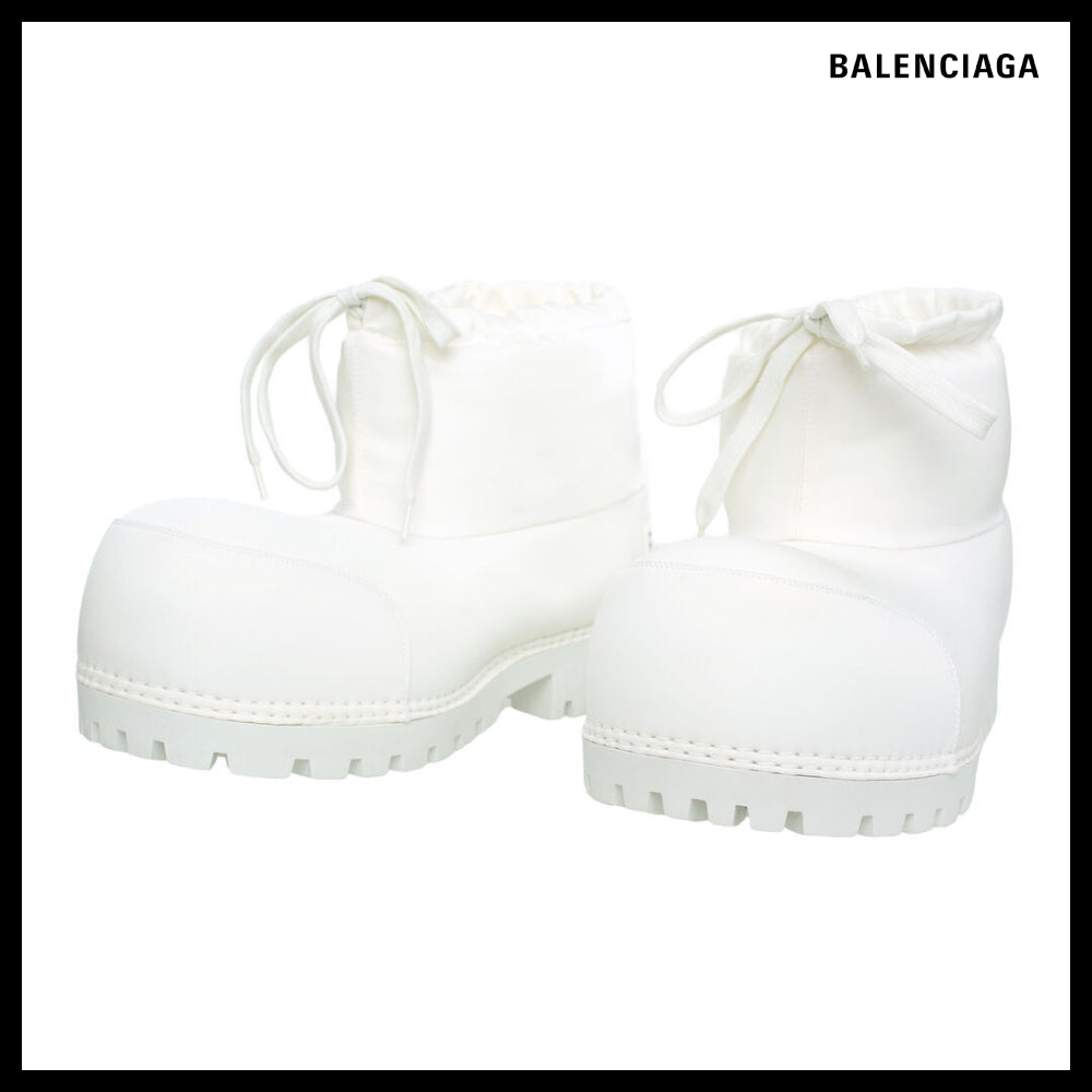 【BALENCIAGA】Alaska Booties White