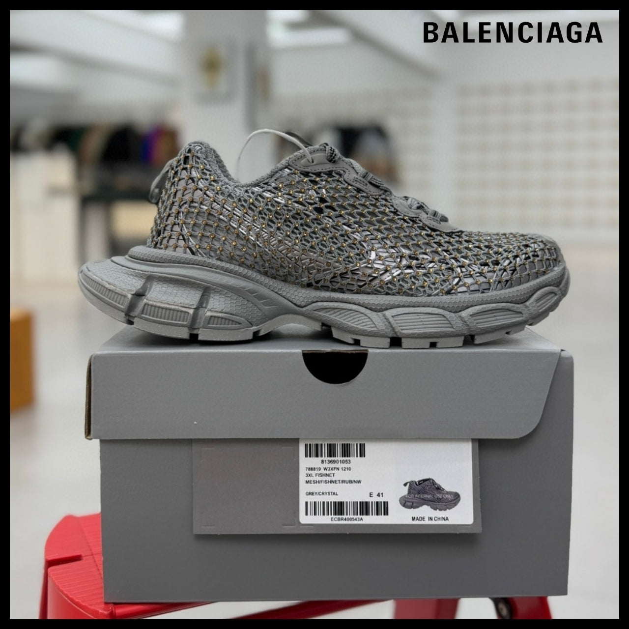 【BALENCIAGA】3XL Mesh Sneaker Grey