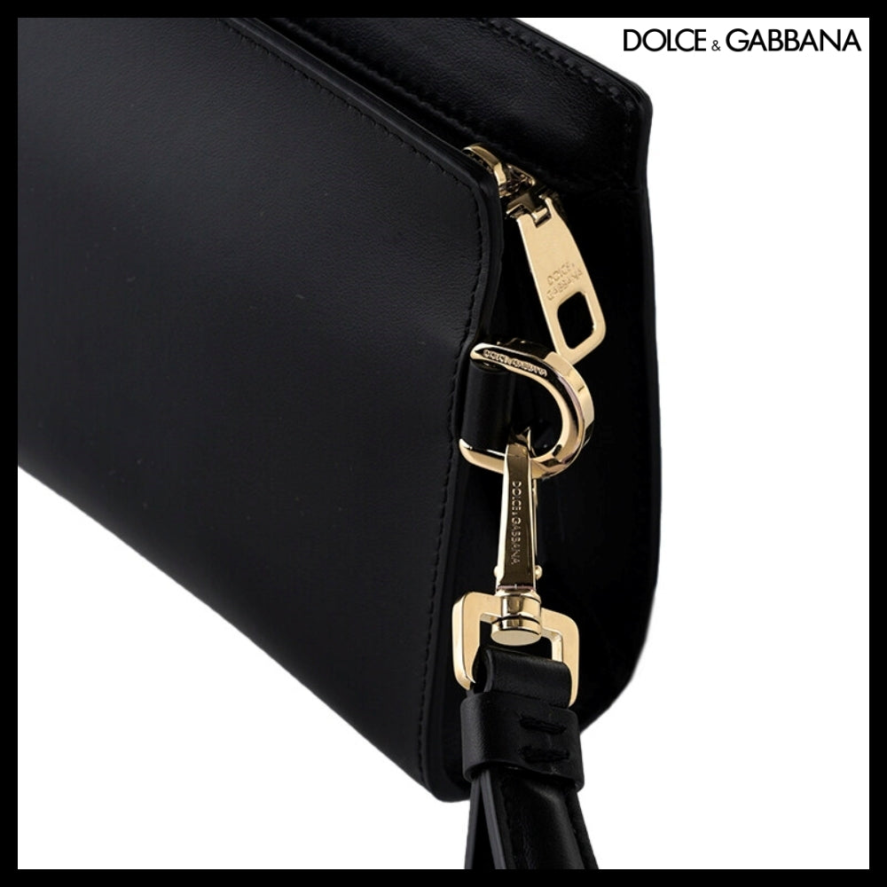 【アウトレット 正規品】Dolce & Gabbana - Black Logo Strap