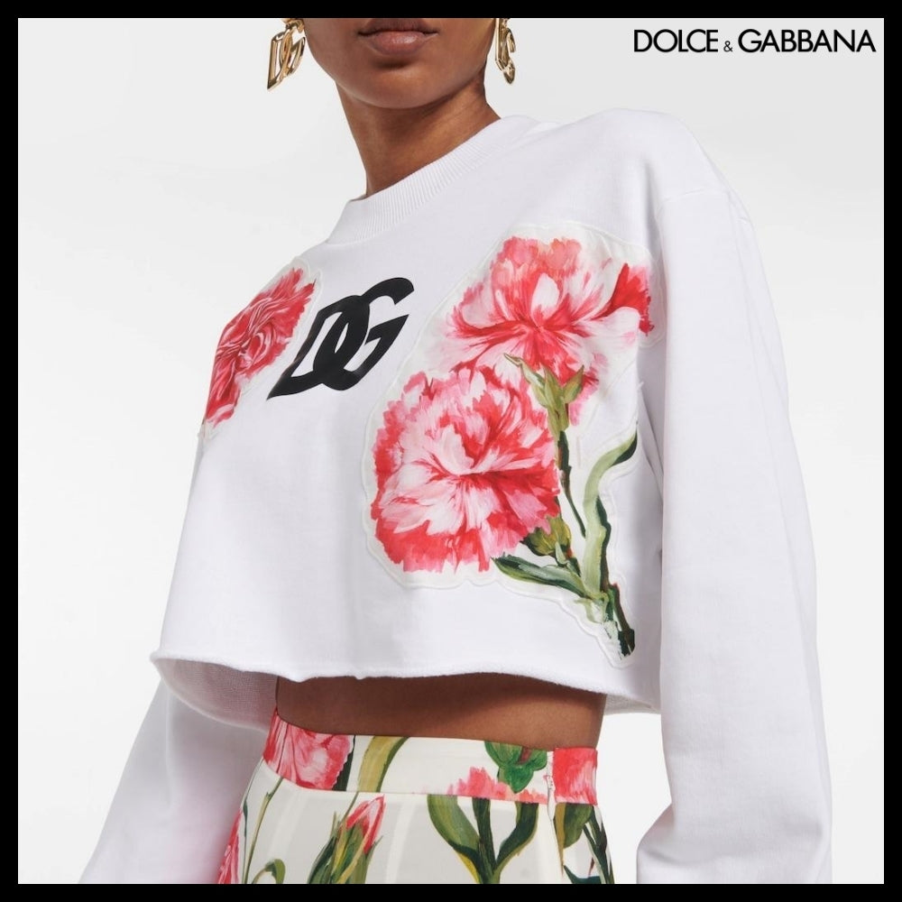 【アウトレット 正規品】Dolce & Gabbana - Logo Cropped Cotton