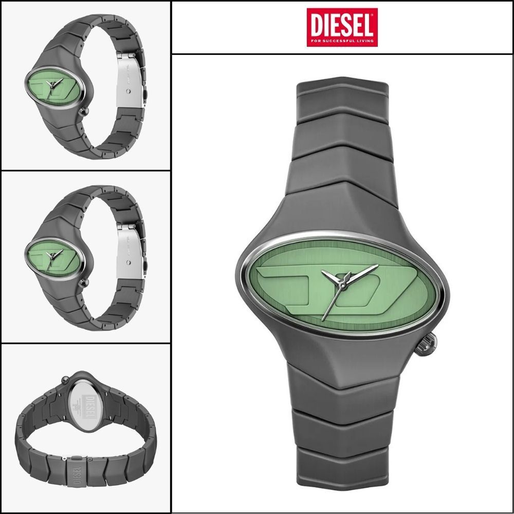 【DIESEL】Stinger Oval Men’s Metal Watch