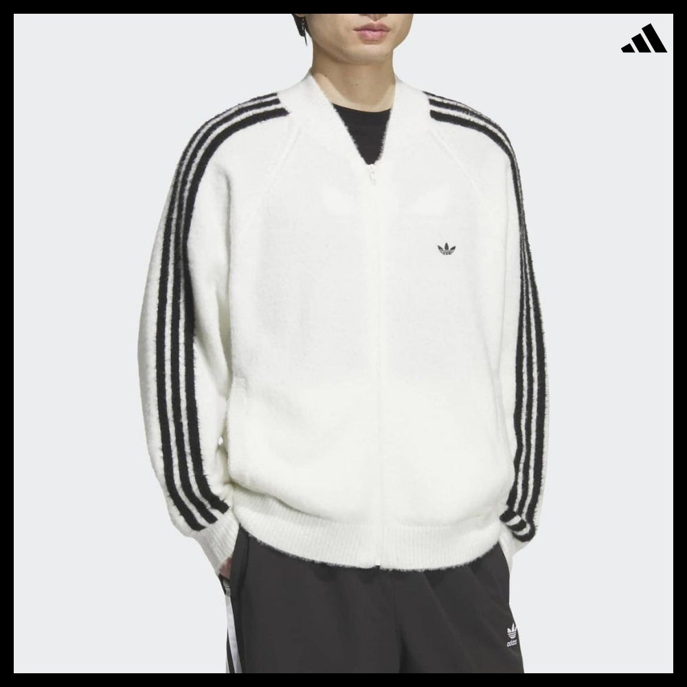 【ADIDAS】Knit Superstar White Track Top Track Jacket