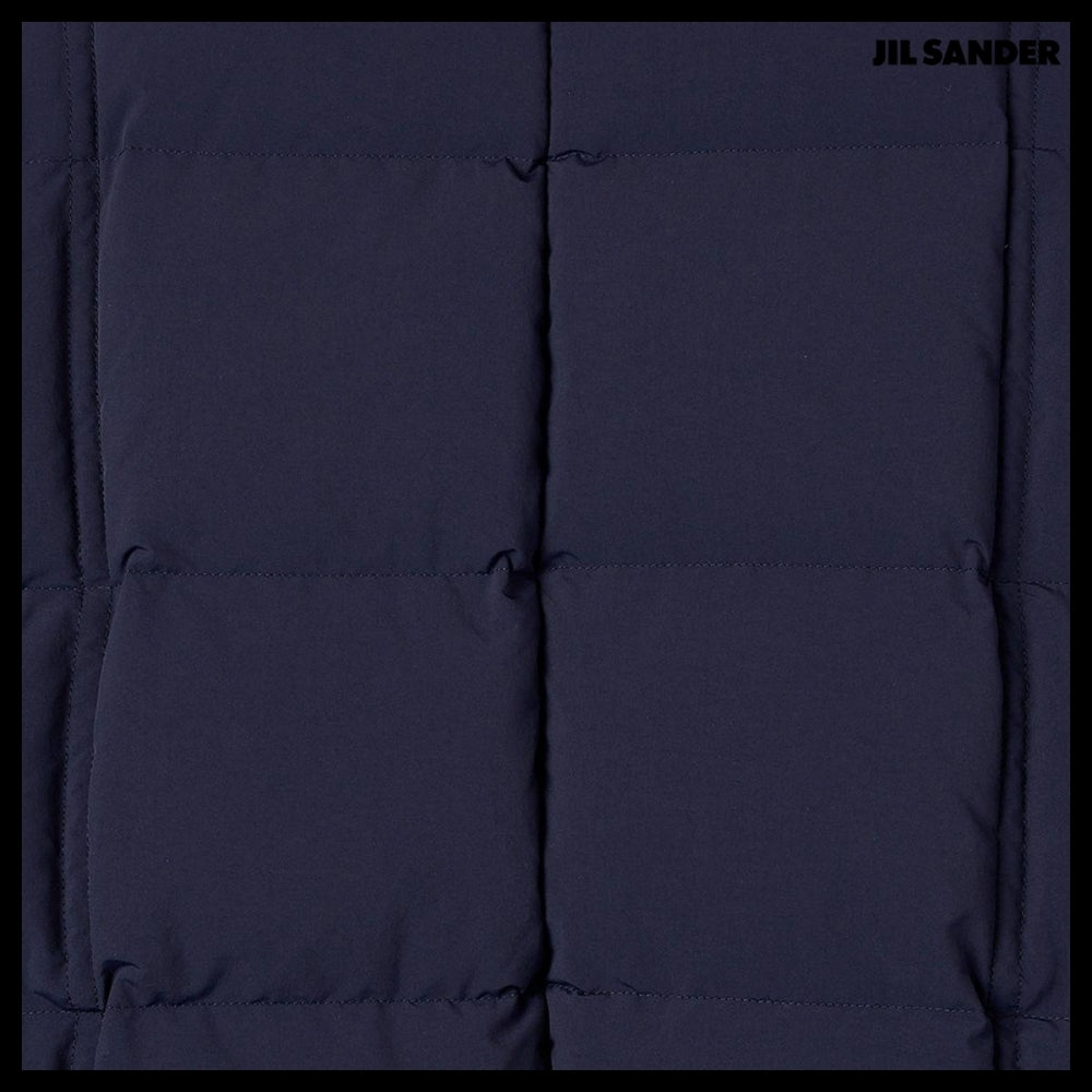 【Jil Sander】Oversized Quilted Down Jacket Navy
